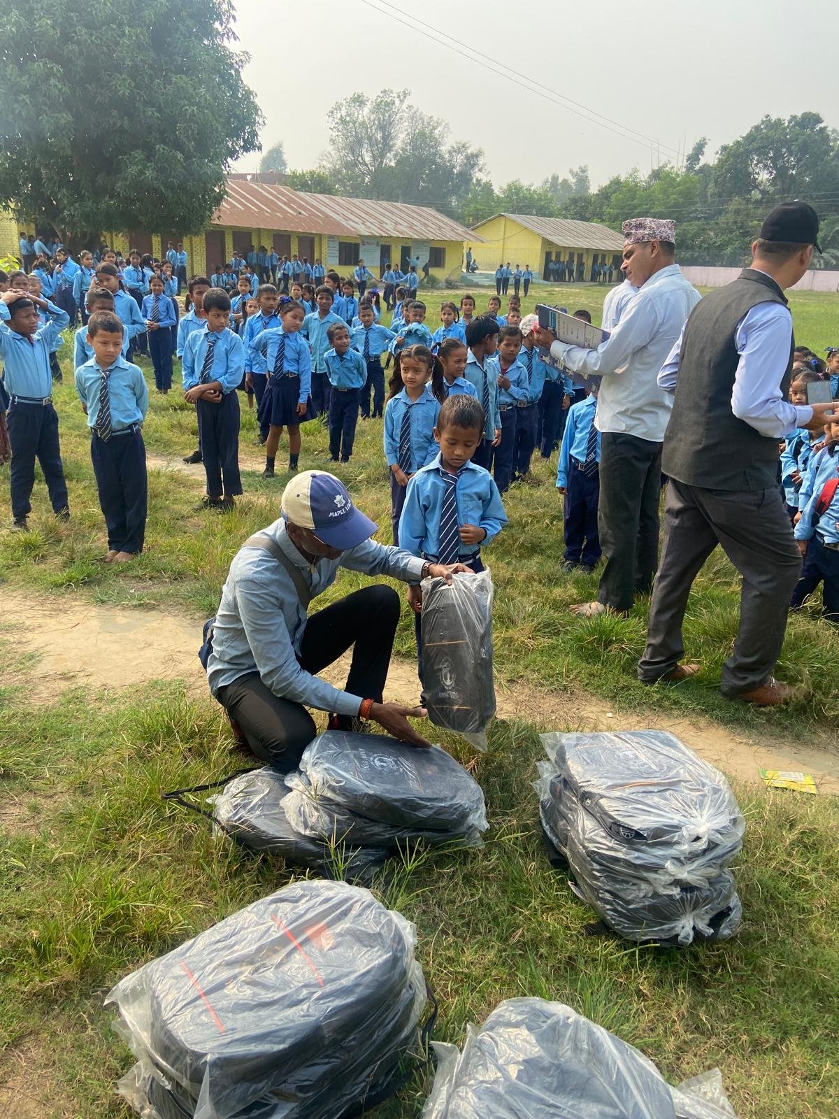 Backpack distribution Nepal 2024